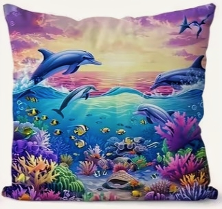 Dolphins & Coral 4
