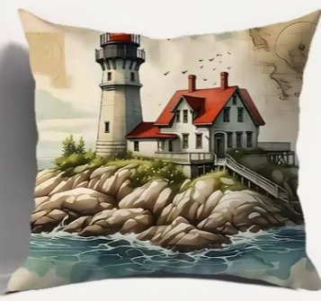 Lighthouse On The Rocks