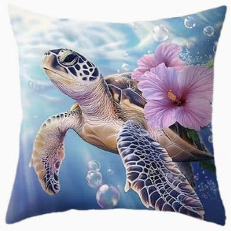Turtle and Flowers 2