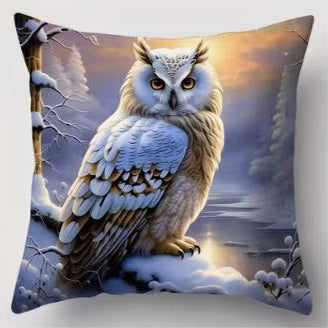 Owl In The Snow 1