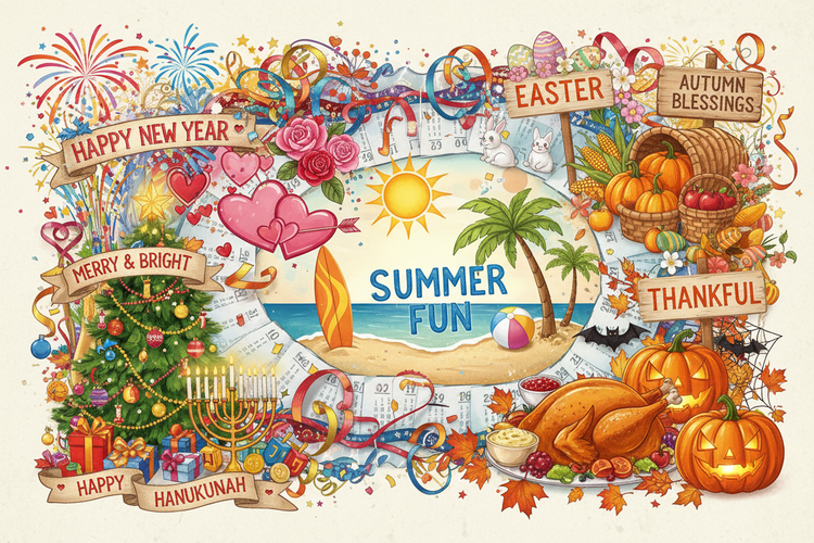 Celebrate you favorite holiday with our theme oriented throw pillows.