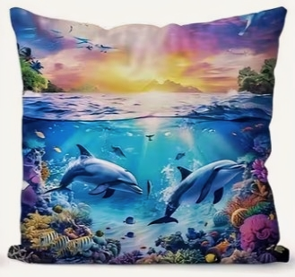 Dolphins & Coral 2